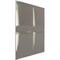 Ekena Millwork 19 5/8in. W x 19 5/8in. H Galveston EnduraWall Decorative 3D Wall Panel Covers 2.67 Sq. Ft. WP20X20GLBCR - alternate 4